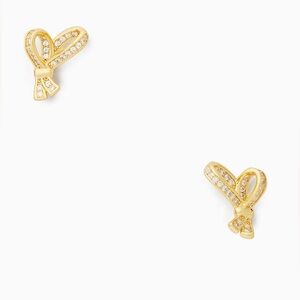 Kate Spade New York All Tied Up Pave Stud Earrings